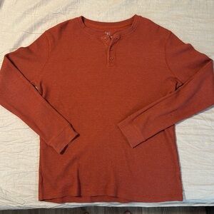 Adult Large, George, Thermal, Burnt Orange